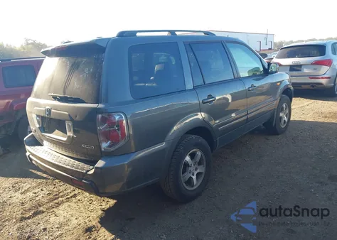 2007 Honda Pilot Ex-L from USA, damaged, VIN 2HKYF18567H518599